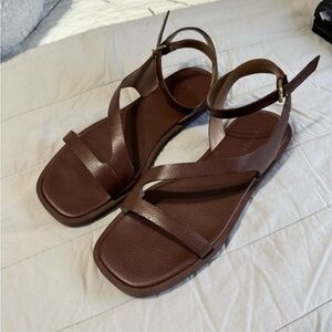 Madewell Mabel Asymmetric sandal, size 10